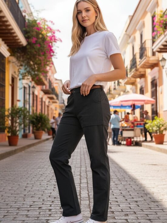 Alpine Design Pants - Alpine Design Women's Black Tech Series Convertible Hiking Pants, Size 8